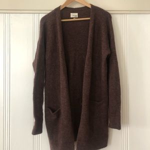 Aritzia Sweaters - Wilfred Free // Aritzia long brown cardigan Aritzia Sweaters - Wilfred Free // Aritzia long brown cardigan